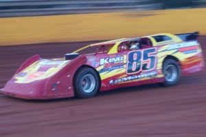 Steve "Hot Rod" LaMance, seen here from earlier action, raced to the FASTRAK Pro Late Model victory on July 4 at Hartwell Speedway.  Photo by Terry Spackman