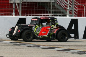 Bill Plemons, Jr., seen here from an earlier win, scored his first Masters Division win of the Winter Flurry winter racing series Saturday at Atlanta Motor Speedway.  Photo by Tom Francisco/Speedpics.net