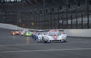 Christian Fittipaldi and Joao Barbosa raced to the Daytona Prototype victory in the Action Express Racing Corvette in the IMSA Brickyard Grand Prix at the Indianapolis Motor Speedway.  Photo by Richard Dole LAT Photo USA for IMSA