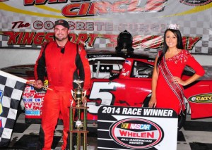 Kres VanDyke picked up the July 4 Late Model Stock victory Friday night at Kingsport Speedway.  Photo by RPM Photos