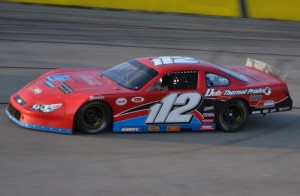 Augie Grill ended Friday night atop the speed charts after the end of practice for Saturday's 31st annual World Crown 300 at Gresham Motorsports Park.  Photo by Brandon Reed