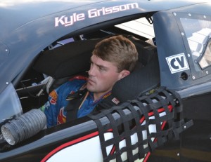 Kyle Grissom edged out Bubba Pollard for the pole for Saturday night's World Crown 300 at Gresham Motorsports Park.  Photo by Brandon Reed