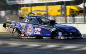 Robert Hight streaked to the top of the Funny Car speed charts in Friday's qualifying for the NHRA Lucas Oil Nationals at Brainerd International Raceway. / Photo: Courtesy NHRA Media