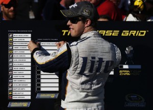 Brad Keselowski places his name in the top twelve on The Chase Grid after winning last week's NASCAR Sprint Cup Series race at Chicagoland Speedway.  Photo by Sean Gardner/Getty Images