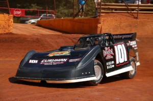 Casey Roberts drove to the Georgia State Championship victory in the Ultimate Super Late Model feature Sunday at Lavonia Speedway.  Photo by ZSK Photography