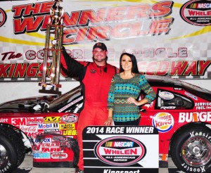 Kres VanDyke wrapped up the Kingsport Speedway and Tennessee State NASCAR Whelen All-American Series Championships on Friday night.  Photo by RPM Photos