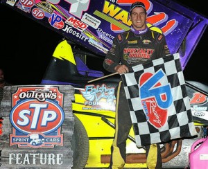 Ryan Smith scored his first World of Outlaws STP Sprint Car Series race Saturday night at Port Royal Speedway.  Photo courtesy Ryan Smith Racing website