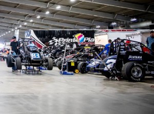 Nearly 300 drivers have registered to compete in next month's Chili Bowl Nationals Midget Car race   at the Tulsa Expo Center in Tulsa, OK.  Photo courtesy Chili Bowl Media