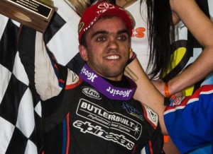Two days after winning the Chili Bowl Nationals, Rico Abreu has been announced as the newest driver for HScott Motorsports for the NASCAR K&N Pro Series East for 2015.  Photo by Mike Spivey