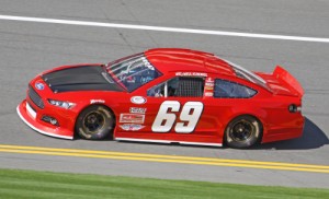 Will Kimmel put the new ARCA Racing Series composite body through it's paces in Friday's open test session at Daytona International Speedway, turning in the eighth fastest time of the day.  Photo courtesy ARCA Media
