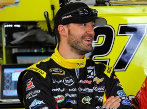 Paul Menard will bring the field to green for Saturday night's NASCAR Sprint Unlimited at Daytona International Speedway.  Photo by Jared C. Tilton/Getty Images