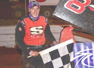 Jim Young topped the field for the USCS 600 Mini Sprint win at Toccoa Friday night.  Photo by Chris Seelman