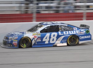 Jimmie Johnson looks to back up his win in last Sunday's NASCAR Sprint Cup race at Atlanta Motor Speedway with a victory in this weekend's race at Las Vegas.  Photo by David Weikel
