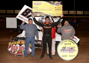 Aaron Reutzel scored the Lucas Oil ASCS Sprint Car victory Friday night at Red River Speedway.  Photo by Serena Dalhamer
