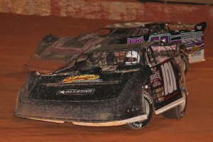 Casey Roberts scored the Ultimate Super Late Model Series victory Saturday night at Screven Motor Speedway.  Photo by Richard Barnes