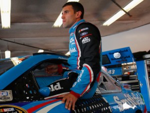 Aric Almirola came home with a fourth place finish for his Richard Petty Motorsports No. 43 team in Saturday Night's NASCAR Sprint Cup Series race at Richmond International Raceway, but came up short of a spot in the Chase for the Sprint Cup.  Photo by Chris Trotman/NASCAR via Getty Images
