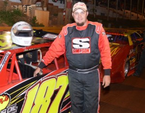 David McCoy dominated Late Model action at Toccoa Raceway Saturday night, as he won both the Limited Late Model and FASTRAK Pro Late Model features.  Photo by DTGW Productions / CW Photography