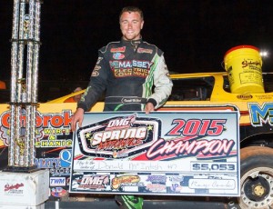 Donald McIntosh scored the Old Man's Garage Spring Nationals Series championship Sunday night with a fourth place finish at Rome Speedway.  Photo by Kevin Prater/praterphoto.com