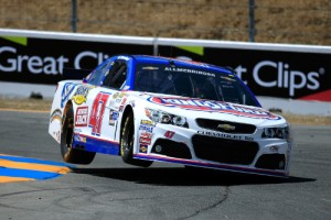 A.J. Allmendinger hopes a strong showing on Sunday at Sonoma Raceway could translate into a win and a lock into the Chase for the Sprint Cup.  Photo by Chris Trotman/NASCAR via Getty Images