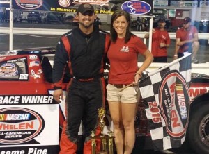 Kres VanDyke scored the win in the second Lonesome Pine Raceway Late Model Stock feature Saturday night.  Photo courtesy Kres VanDyke Racing