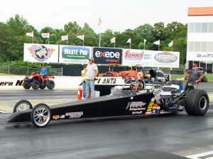 Thomas Bell edged out Ronnie Wilkerson in the Super Pro final to score the Summit ET Series victory Saturday at Atlanta Dragway.  Photo by Tim Glover