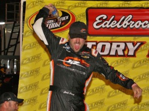 Josh Berry picked up his first CARS Racing Tour Late Model Stock win at Motor Mile Speedway.  Photo by Corey Latham