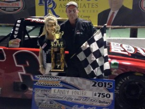 Randy Porter dominated Saturday night's Southeast Super Truck Series feature at Greenville-Pickens Speedway.  Photo courtesy GPS Media