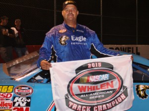 David Roberts scored his second Greenville-Pickens Speedway Late Model Stock championship with a second place finish in Saturday night's race.  Photo courtesy GPS Media