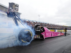 Antron Brown scored the Top Fuel victory in Sunday's NHRA Keystone Nationals finals at Maple Grove Raceway. Photo courtesy NHRA Media