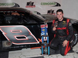 David Garbo, Jr. took the win in Sunday's North-South Shootout for the PASS South Super Late Model Series at Concord Speedway.  Photo courtesy PASS Media