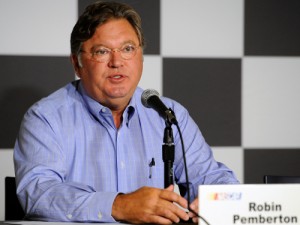 Robin Pemberton, Senior Vice President of NASCAR, will be departing from the position at the end of the year, the organization announced Tuesday.  Photo by Jared C. Tilton/Getty Images