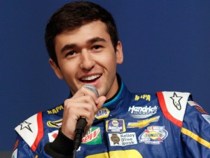 Chase Elliott talks about being the newest member of the Hendrick Motorsports team during the 2016 NASCAR Media Tour on Thursday in Charlotte, North Carolina.  Photo by Bob Leverone/NASCAR via Getty Images