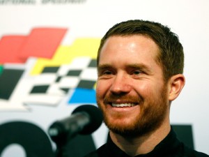 Brian Vickers was announced Friday as the interim replacement driver for Tony Stewart, who injured his back during an off-track incident and will not be racing the Daytona 500.  Photo by Jonathan Ferrey/NASCAR via Getty Images