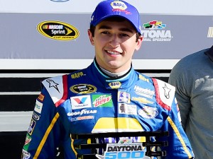 Chase Elliott scored the the pole next Sunday's running of the Daytona 500 for the NASCAR Sprint Cup Series at Daytona International Speedway. Photo by Jared C. Tilton/Getty Images