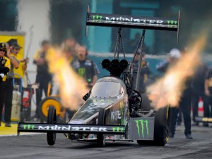 Brittany Force led Friday's Top Fuel qualifying for the NHRA Gatornationals at Gainesville Raceway.  Photo: NHRA Media