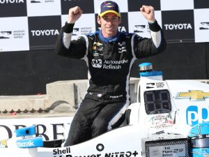 Simon Pagenaud scored the win in Sunday's Toyota Grand Prix of Long Beach for the Verizon IndyCar Series.  Photo by Chris Jones