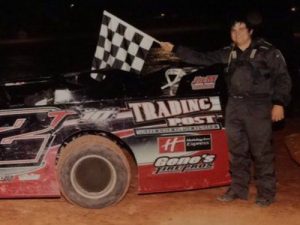 Tootie Arnold drove to his second NeSmith Chevrolet Weekly Racing Series win of the season on Saturday night at LA 36 Speedway. Photo: Tootie Arnold Motorsports
