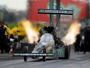 Brittany Force stayed on top of Saturday's Top Fuel speed charts for the NHRA Kansas Nationals at Heartland Park Topeka. Photo: NHRA Media