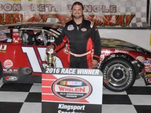 Kres VanDyke took the victory in the first of two Late Model Stock features Friday night at Kingsport Speedway.  Photo: Kingsport Speedway Media
