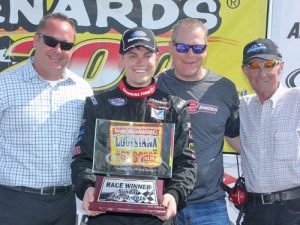 Myatt Snider made the most of his first ARCA Racing Series start by scoring the victory in Sunday's race at Toledo Speedway.  Photo: ARCA Media