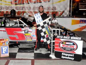 Ronnie McCarty scored the Late Model Stock Car victory Friday night at Kingsport Speedway.  Photo: Kingsport Speedway Media