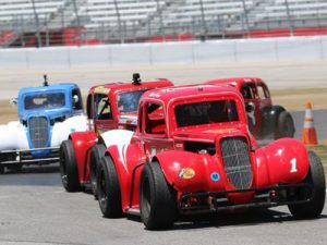 Drivers battle for position as the first week of the 19th season of Atlanta Motor Speedway's Thursday Thunder series gets underway. Photo: Atlanta Motor Speedway