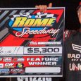 Dale McDowell led all 53 laps en route to a home state win in Sunday night’s Schaeffer’s Oil Southern Nationals Series dirt Super Late Model feature at Georgia’s Rome Speedway. […]