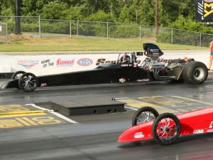 Hank Wilhelm drove to his first Super Pro division victory of the season Saturday at Atlanta Dragway.  Photo by Jerry Towns