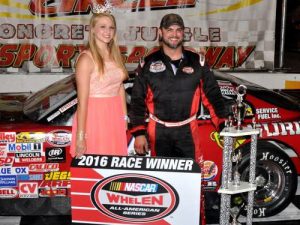 Kres VanDyke made his sixth trip of the season to Kingsport Speedway's victory lane with a win in the Late Model Stock Car feature Friday night. Photo: Kingsport Speedway Media