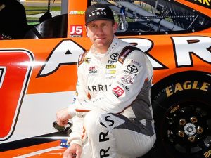 Carl Edwards hopes to sweep the NASCAR Sprint Cup Series races at Bristol Motor Speedway with a victory on Saturday night.  Photo: NASCAR Media