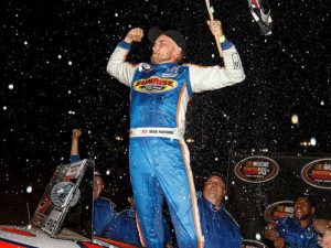Ryan Partridge powered to his second K&N Pro Series West victory of the season Saturday night at Douglas County Speedway. Photo by Jason Watson/NASCAR via Getty Images