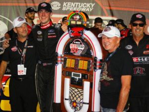 Austin Cindric scored his first career ARCA Racing Series victory Friday night at Kentucky Speedway.  Photo: ARCA Media