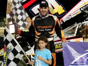 Danny Martin, Jr. scored his fourth USCS Sprint Car Series feature victory of the year Friday night at Bubba Raceway Park in Ocala, Florida. Photo: USCS Media