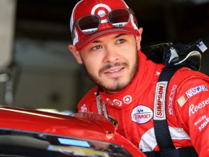 Kyle Larson hopes to hold on to the final transfer spot in Sunday's Chase elimination race for the NASCAR Sprint Cup Series at Dover International Speedway.  Photo by Daniel Shirey/NASCAR via Getty Images